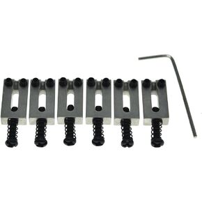 KAISH Premium Stainless Steel Guitar Bridge Roller Saddles Tremolo Bridge Roller Saddle for Stratocaster/Telecaster 10.5mm Width in Kuwait