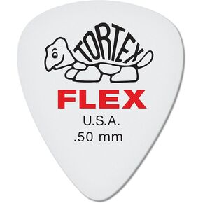 Dunlop Dunlop Tortex Flex Standard .50mm Red Guitar Pick-12 Pack