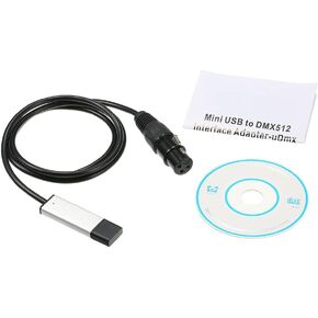 شينسلاي محول واجهة USB الى دي ام اكس، كابل تعتيم للتحكم في اضاءة المسرح والكمبيوتر باضاءة LED DMX512 in Kuwait