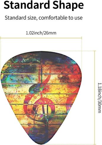 Cute Dinosaur Guitar Picks for Acoustic Guitar Thin Medium Heavy Plectrum Picks for Electric Guitar Bass Mandolin 12 Pack 0.46 0.71 0.96mm in Saudi Arabia