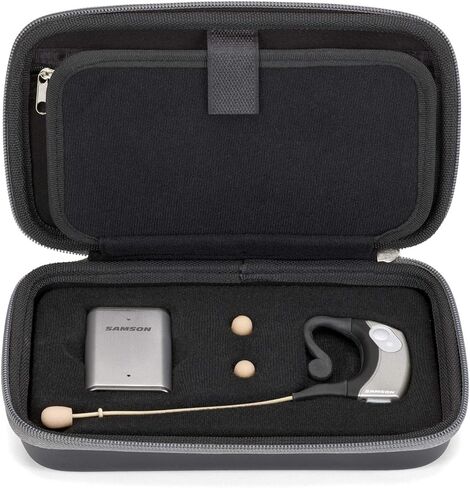 نظام Samson Airline Micro Earset اللاسلكي مع جهاز إرسال أحادي الأذن قابل لإعادة الشحن وجهاز استقبال قابل لإعادة الشحن (قناة K5) in Saudi Arabia