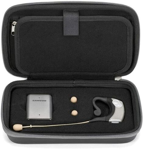 نظام Samson Airline Micro Earset اللاسلكي مع جهاز إرسال أحادي الأذن قابل لإعادة الشحن وجهاز استقبال قابل لإعادة الشحن (قناة K5) in Saudi Arabia