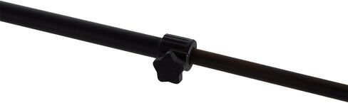 Gator Frameworks Tripod Mic Stand with Soft Grip Twist Clutch, Boom Arm, and Both 3/8" and 5/8" Adapters; Min/Max Height - 6"/99" (GFW-MIC-2020),Black in Saudi Arabia