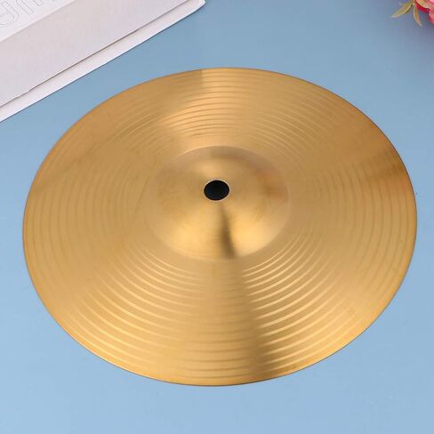 Drum Set Replacement Parts Drum Cymbal 8 Inch Gong Cymbals Brass Copper Crash Ride -Hat Cymbal Percussion Instrument Accessories for Beginners Percussion Drum Accessoriesl Drum Cymbal in Saudi Arabia