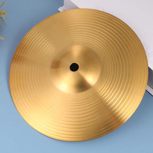 Drum Set Replacement Parts Drum Cymbal 8 Inch Gong Cymbals Brass Copper Crash Ride -Hat Cymbal Percussion Instrument Accessories for Beginners Percussion Drum Accessoriesl Drum Cymbal in Saudi Arabia
