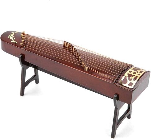 16cm Guzheng Model Miniature Wooden Musical Instrument Model Display, Mini Ornaments Craft for Home Decor in Saudi Arabia