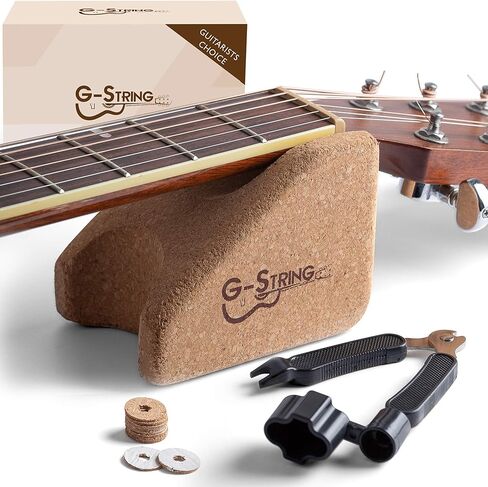 Guitar Neck Rest Cradle + Guitar String Winder Tool and Guitar String Cutter - Guitar Accessories Tool Kit for Repair, Maintenance and Cleaning in Saudi Arabia