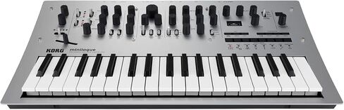 مجموعة كورج مينيلوج التناظرية متعددة الألحان مع كابل MIDI، وسماعات الرأس، وقماش تلميع أوستن بازار in Kuwait