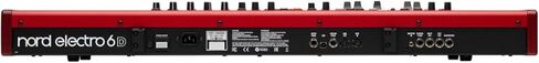 حزمة لوحة مفاتيح Nord Electro 6D ذات 61 مفتاحًا شبه مرجحة مع تسعة أشرطة سحب مع حامل على شكل Z ودواسة مستدامة (3 عناصر) in Kuwait