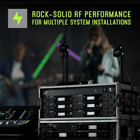 نظام ميكروفون لاسلكي قابل لإعادة الشحن من Shure GLXD14/PGA31 مع جهاز استقبال GLXD4 وجهاز إرسال GLXD1 Bodypack وميكروفون مكثف لسماعات الرأس PGA31 in Saudi Arabia