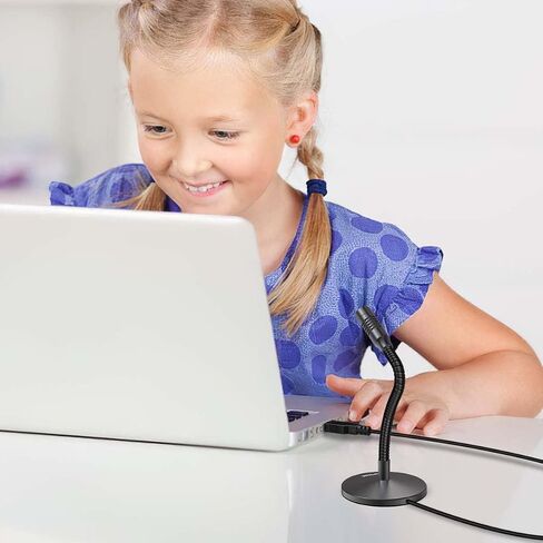 FIFINE Mini Gooseneck USB Microphone for Dictation and Recording,Desktop Microphone for Computer Laptop PC.Plug and Play Great for Skype,YouTube,Gaming, Streaming,Voiceover,Discord and Tutorials-K050 in Kuwait