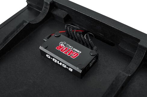 Gator Cases Pro Size Wood Pedal Board with Built-in 9V and 18V Multi-Output DC Power Source & Nylon Carry Bag | 30 x 16" (GPTPROPWR) in Kuwait