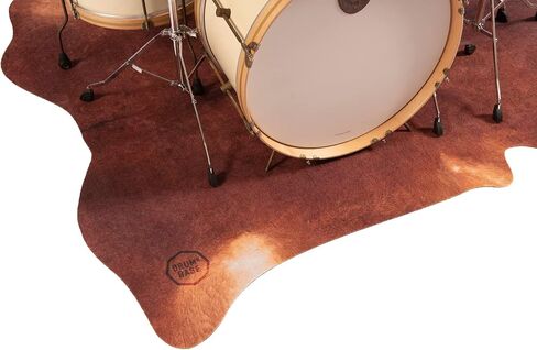 DRUMnBASE Vegan Cow Stage Rug VGN CBLW Clara Black/White 6' X 5.25' in Kuwait