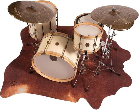 DRUMnBASE Vegan Cow Stage Rug VGN CBLW Clara Black/White 6' X 5.25' in Kuwait