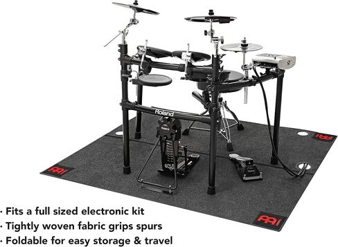 Meinl Cymbals E-Drum Rug for Electronic Kits-Includes Bag and Quick Set Markers (MDR-E) in Saudi Arabia