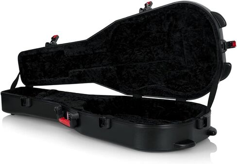 حافظة Gator GC-DREAD الفاخرة المصبوبة للجيتار الصوتي Dreadnought - حزمة مع حزام ولقطات وقماش تلميع Austin Bazaar in Saudi Arabia