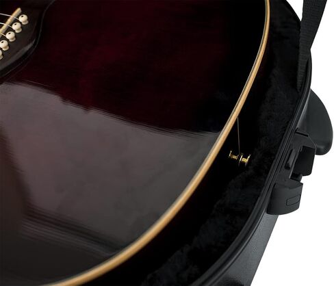 حافظة Gator GC-DREAD الفاخرة المصبوبة للجيتار الصوتي Dreadnought - حزمة مع حزام ولقطات وقماش تلميع Austin Bazaar in Saudi Arabia