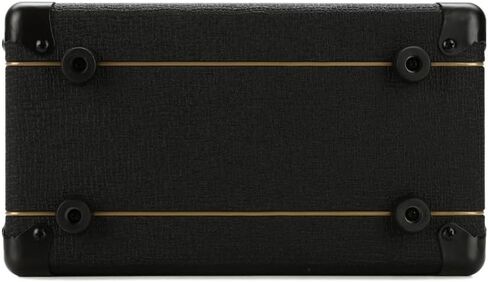 Orange Amps Crush 12-12W 1x6 Guitar Combo Amp Black Bundle مع كابل أداة منسوج أسود خنزير خنزير، محول التيار المتردد لإمداد الطاقة، 12x ملتقطات حاجز وقماش تلميع الصوت السائل in Kuwait