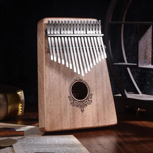 TREELF Kalimba 21 Keys Thumb Piano Mbira Finger Piano هدايا للأطفال والكبار المبتدئين (لون الخشب) in Kuwait