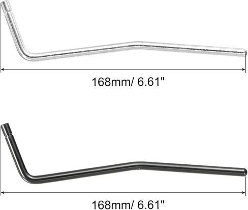 PATIKIL Guitar Tremolo Arm Bridge Bar Metal Rocker Black for Most Tremolo Bridge System Pack of 2 in Kuwait