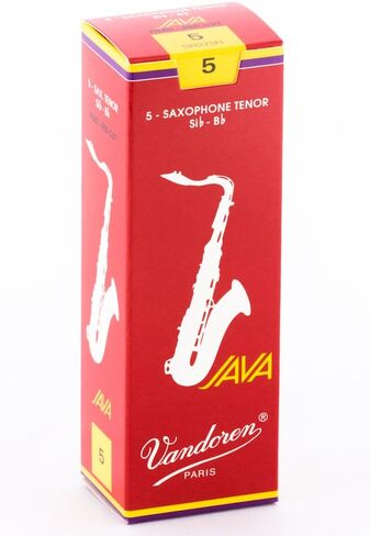 Vandoren SR275R Tenor Sax JAVA Red Reeds Strength 5; Box of 5 in Saudi Arabia