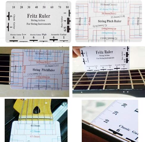 عدة أدوات إصلاح الغيتار المخفي تشمل سلسلة المنظم حركة مسطرة قياس أداة قياس السداسية مفتاح مجموعة الملفات لغيتار القيثارة باس ماندلين بانجو in Kuwait