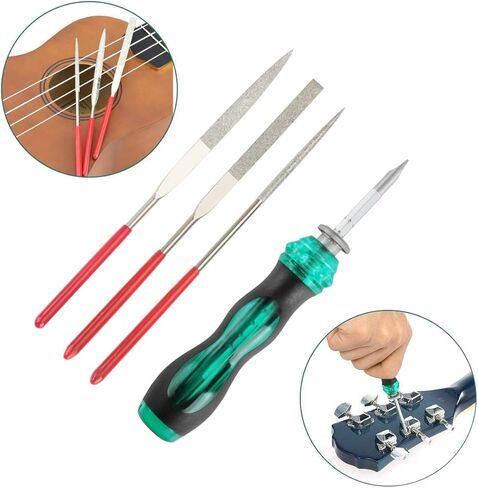 Guitar Repairing Tool Kit 26Pcs with Carry Bag for Guitar Ukulele Bass Mandolin Banjo in Kuwait