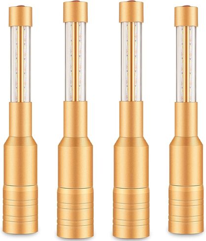 4 Pieces LED Strobe Baton Lights Led Bottle Service Sparklers Rechargeable Champagne Bottle Topper Lights for VIP Nightclubs Party Event (Gold) in Kuwait