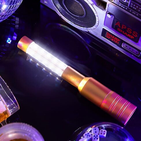 4 Pieces LED Strobe Baton Lights Led Bottle Service Sparklers Rechargeable Champagne Bottle Topper Lights for VIP Nightclubs Party Event (Gold) in Kuwait
