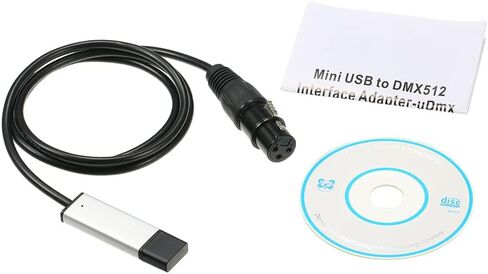 شينسلاي محول واجهة USB الى دي ام اكس، كابل تعتيم للتحكم في اضاءة المسرح والكمبيوتر باضاءة LED DMX512 in Kuwait