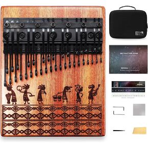 موزيكا 36 مفتاح كورماتيك كاليمبا، تخطيط بيانو مزدوج الطبقة 36 سنًا احترافي كاليمبا بيانو الإبهام، أداة الماهوجني كاليمبا الصلبة (BKA36) in Kuwait