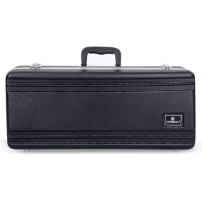 Crossrock ABS Molded Alto Saxophone Case-Rectangular, with Single Shoulder Strap Black(CRA861ASBK-R)