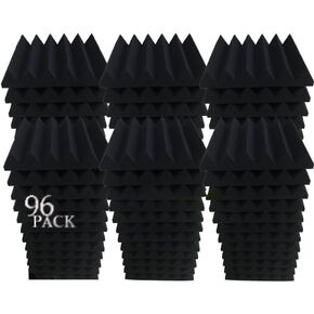 96 لوحة رغوة صوتية إسفين ستوديو عازل للصوت بلاط الحائط 12 بوصة × 12 بوصة × 2 بوصة in Kuwait