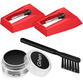 مجموعة تنظيف إبر مشغل التسجيل، جل تنظيف قلم 4 في 1 كامل، فرشاة إبر مشغل التسجيل، إبرة بديلة قابلة للدوران (قطعتان)، صندوق تخزين in Kuwait