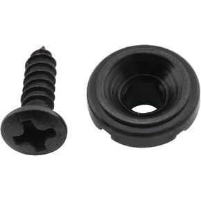 Musiclily Pro Steel Vintage Round Telecaster String Guide شجرة التجنيب للجيتار الكهربائي على طراز Tele، أسود