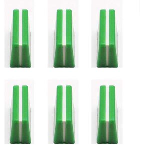 HUMARH 6-Pack Mixer Slider Knob, Fader Cap Crosscut Knob Cap Spare Parts for Pioneer DJM-250 250MK2 350 400 450 700 707 750 750MK2 800 850 900NXS2 900SRT 900nexus 2000nexus etc. (Green)