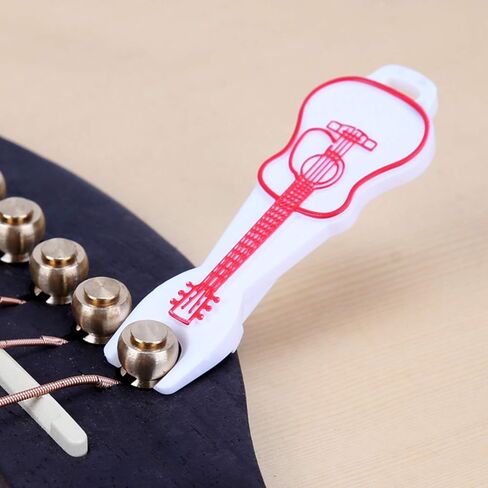 كابو جيتار، مشبك مفتاح كابو من الالومنيوم مي لاند للجيتار الصوتي/الغيتار الكهربائي/القيثارة / القيثارة مع ريشة جيتار وحامل ريش جلدية ودبابيس سحب متضمنة in Kuwait