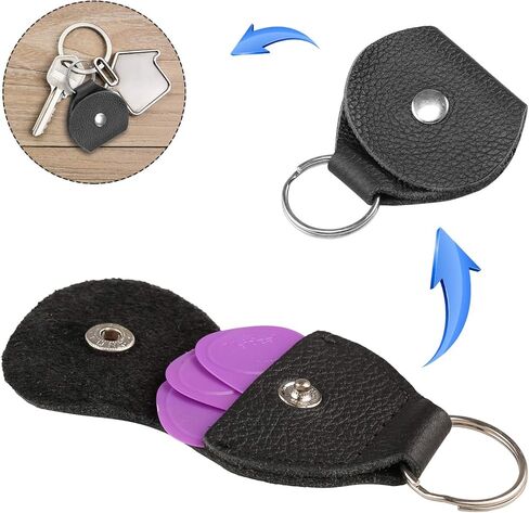 كابو جيتار، مشبك مفتاح كابو من الالومنيوم مي لاند للجيتار الصوتي/الغيتار الكهربائي/القيثارة / القيثارة مع ريشة جيتار وحامل ريش جلدية ودبابيس سحب متضمنة in Kuwait