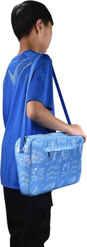 Carrying Case Portable Bag Travelling Case Compatible with VTech KidiStar DJ Mixer (Blue) in Saudi Arabia