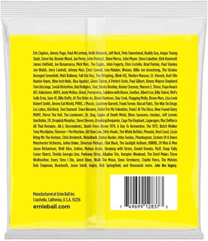 إرني بول 6 أوتار باريتون سلينكي نيكل جرح جيتار كهربائي، قياس 13-72 (P02839) in Kuwait
