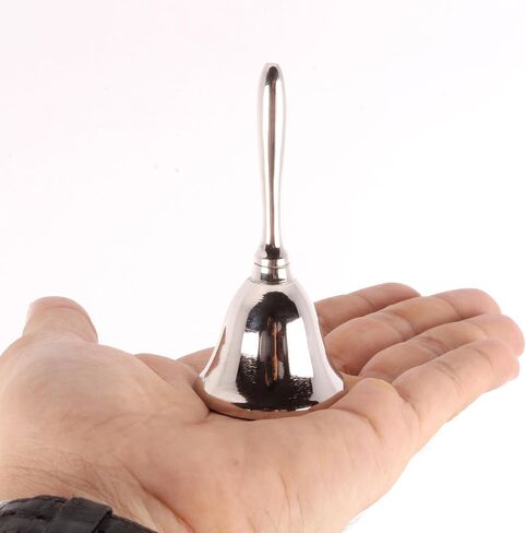 Solid Brass Hand Bell Call Bell Polished Brass Wedding Bells Super Loud in Kuwait
