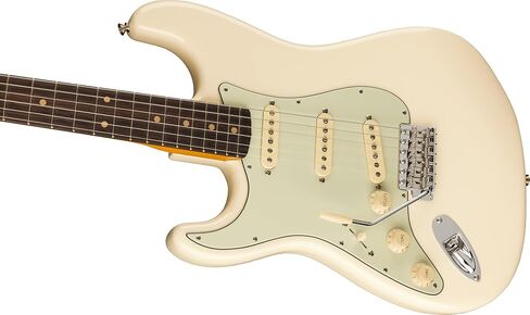 Fender American Vintage II 1966 Jazz Bass، أبيض أولمبي، أعسر، لوحة أصابع من خشب الورد in Kuwait