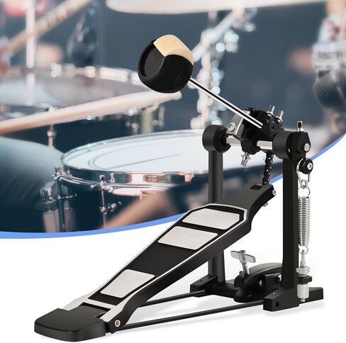 خافق طبلة الجهير من Tipatyard، مطرقة بدواسة طبلة الجهير مع رؤوس خافق من اللباد والبلاستيك وعمود من الفولاذ المقاوم للصدأ، تناسب معظم دواسات طبلة الجهير in Kuwait