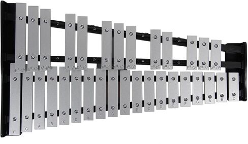 طقم جرس غلوكينسبيل 32 نوت من جيرلوكس مع حامل قابل للتعديل، وسادة تدريب الطبل، حقيبة حمل in Kuwait