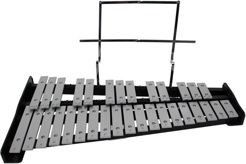 طقم جرس غلوكينسبيل 32 نوت من جيرلوكس مع حامل قابل للتعديل، وسادة تدريب الطبل، حقيبة حمل in Kuwait