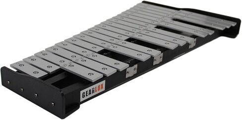 طقم جرس غلوكينسبيل 32 نوت من جيرلوكس مع حامل قابل للتعديل، وسادة تدريب الطبل، حقيبة حمل in Kuwait