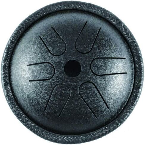 Yahpetes Worry-free Drum 5.5 Inch Steel Tongue Drum 6 Notes Musical Instruments Hand Drums with Handpan Drum with 1 Pair Mallets and Storage Drum Bag Note Sticks (Green) in Kuwait