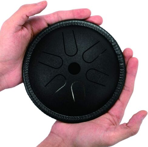 Yahpetes Worry-free Drum 5.5 Inch Steel Tongue Drum 6 Notes Musical Instruments Hand Drums with Handpan Drum with 1 Pair Mallets and Storage Drum Bag Note Sticks (Green) in Kuwait