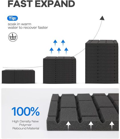 ألواح إسفنجية ذاتية اللصق مقاومة للصوت، 24 حزمة من الألواح الصوتية، ألواح حائط عازلة للصوت عالية الكثافة، لوحات صوتية لصناديق البيض، تمتص الضوضاء وتقلل الصدى للاستوديو المنزلي، 1 بوصة × 12 بوصة × 12 بوصة in Kuwait