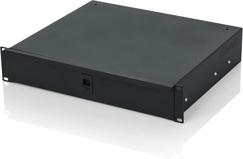 حامل حامل الميكروفون اللاسلكي من Gator Cases Rackworks - يناسب 4 ميكروفونات لاسلكية وحزم الجسم؛ تصميم مدمج جديد مكون من وحدتين (GRW-DRWWRLSS)، باللون الأسود in Kuwait